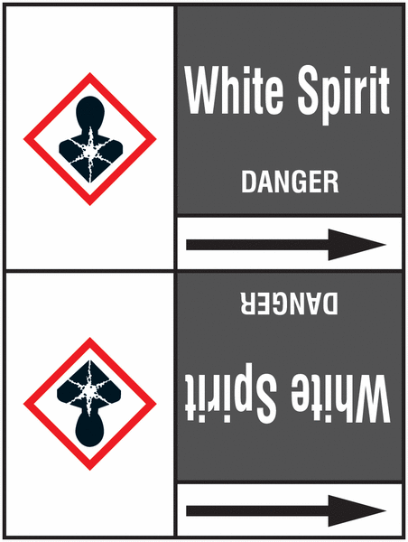 White Spirit - European Linerless Pipemarkers