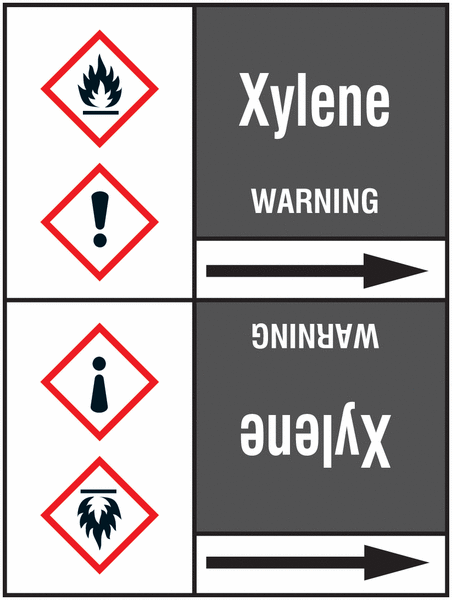 Xylene - European Linerless Pipemarkers