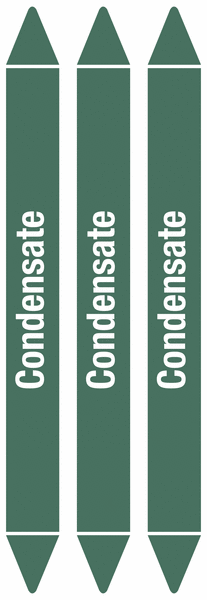 Condensate (Water) - European Linerless Pipemarkers