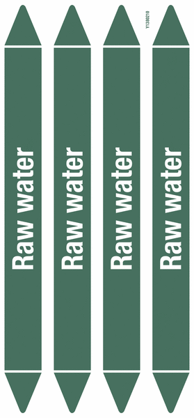 Raw Water - European Linerless Pipemarkers