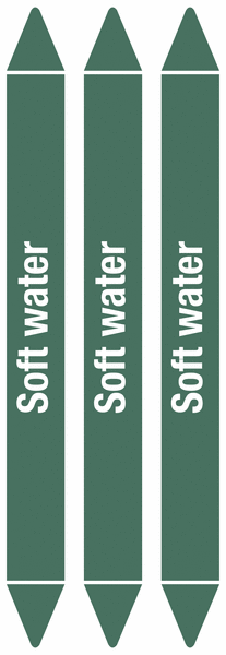 Soft Water - European Linerless Pipemarkers