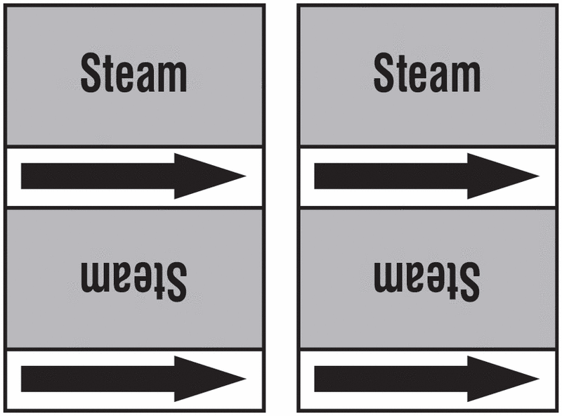 Steam - European Linerless Pipemarkers