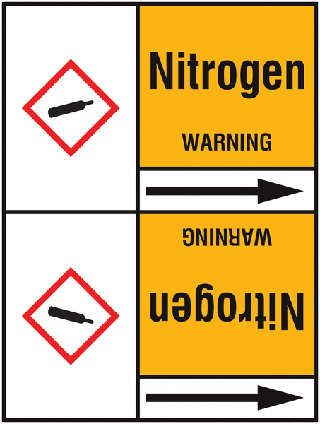 Nitrogen - European Linerless Pipemarkers