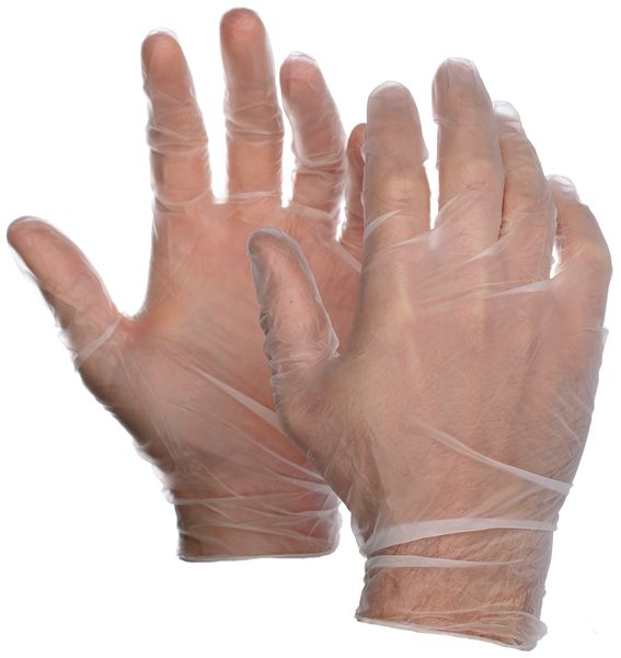 Polyco® Powder-Free Bodyguards® 4 Clear Vinyl Disposable Gloves