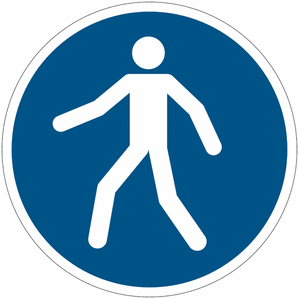ToughWash - Use This Walkway Sign (Symbol)