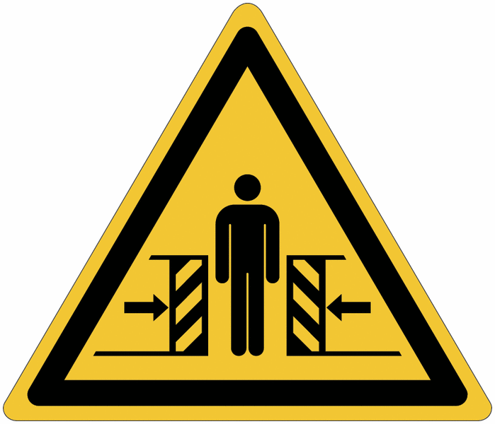 ToughWash - Warning Crushing Sign (Symbol)