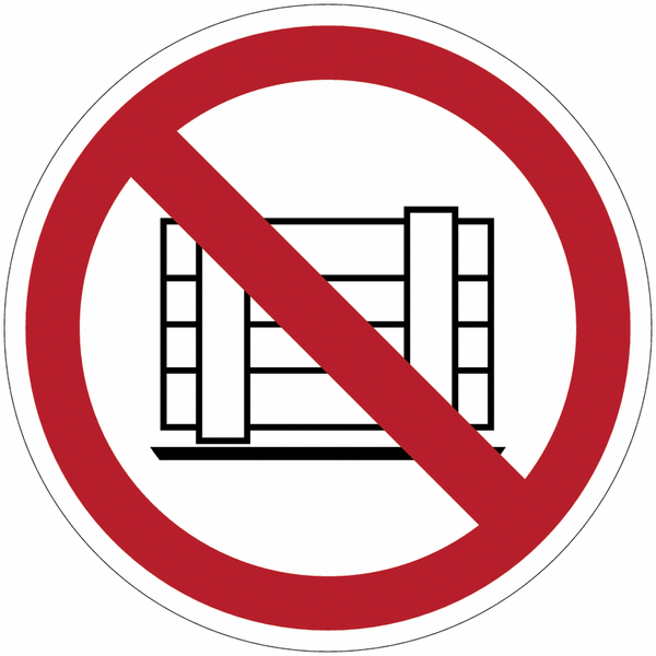ToughWash - Do Not Obstruct Sign (Symbol)