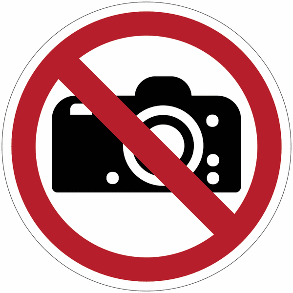 ToughWash - No Photography Sign (Symbol)