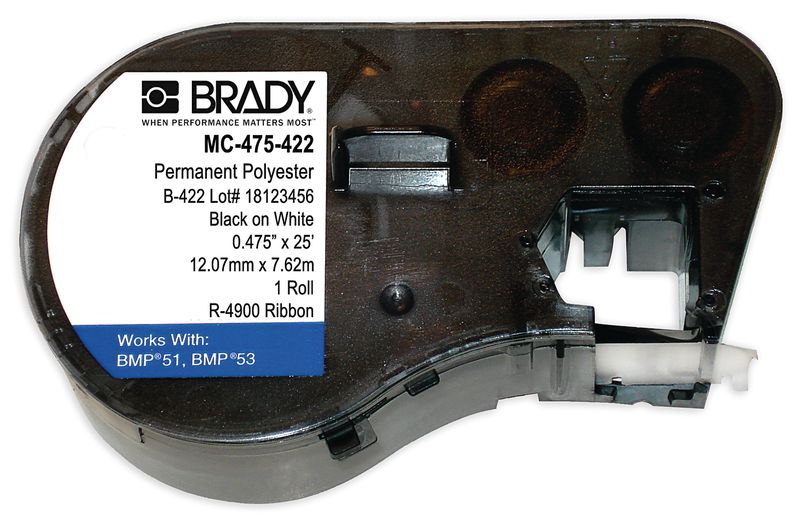 Brady B-422 Toughbond™ Polyester Labels Roll for Brady
