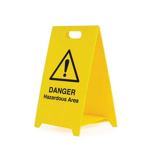 Danger Hazardous Area - Safety Warning 'A' Board