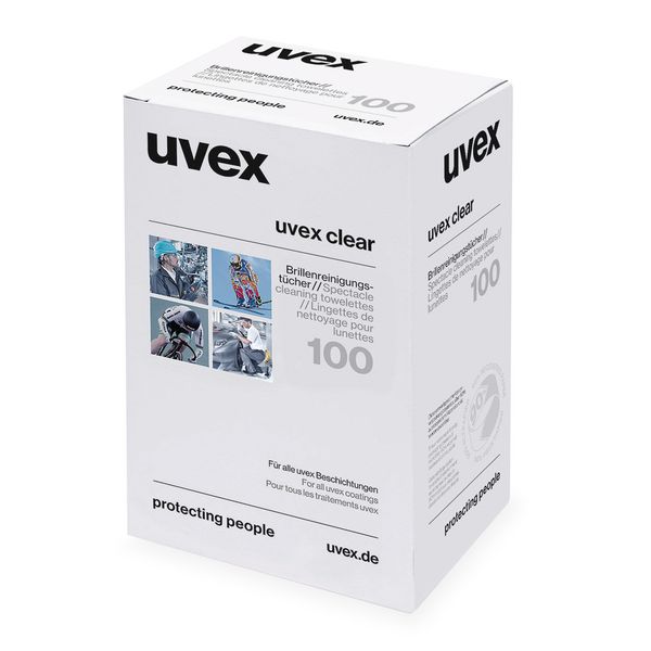 Uvex Lens Cleaning Wipes for Safety Glasses