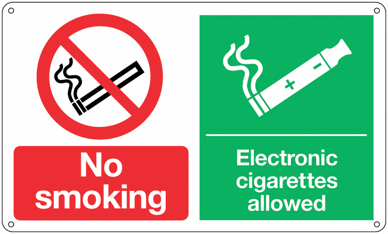 No Smoking/Electronic Cigarettes Allowed Signs