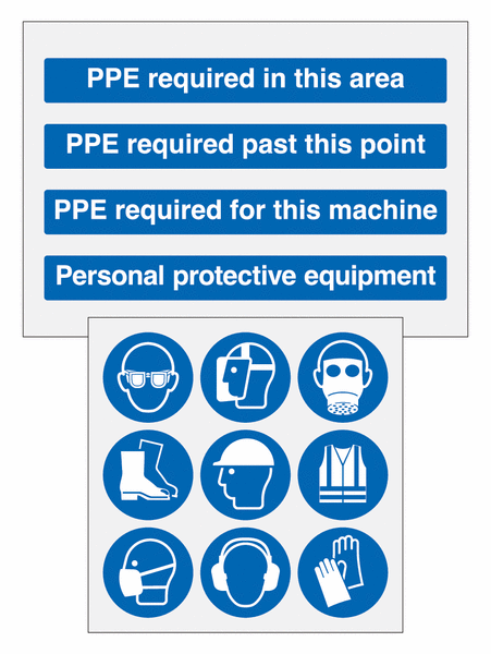 PPE Awareness Labels Kit
