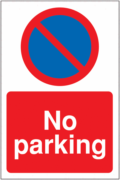 No Parking (Symbol) Restricted Access Parking Signs