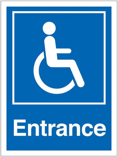 Disabled Parking Signs - Entrance
