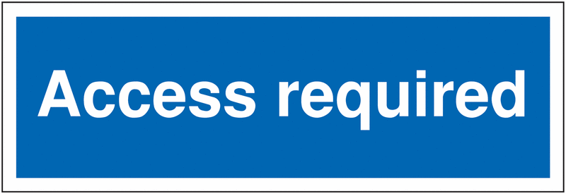 Disabled Parking Signs - Access Required