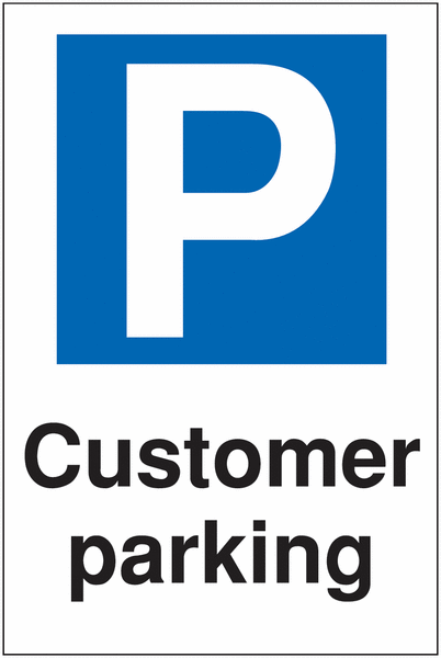 Visitor Parking Signs - Customer Parking