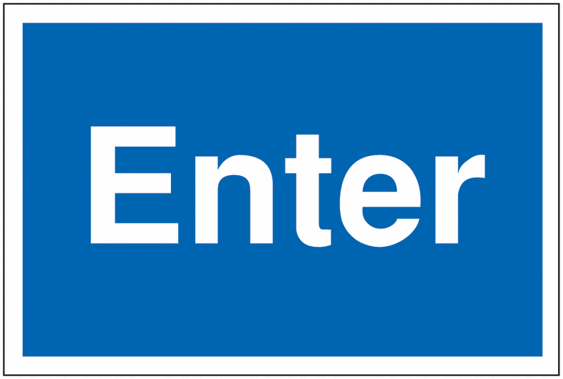 Car Park Navigation Signs - Enter