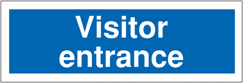 Car Park Navigation Signs - Visitor Entrance