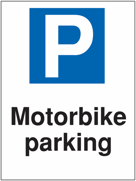 Cycle & Motorbike Parking Signs - Motorbike Parking
