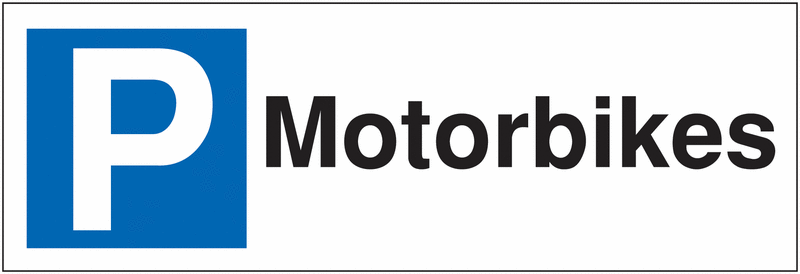 Parking Bay Signs - Motorbikes