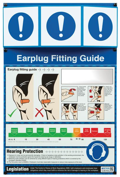 PPE Information Point - Earplug Fitting Guide