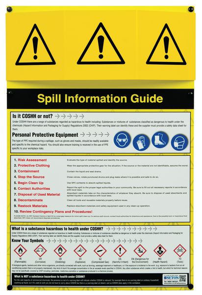 General Spill Information Point Single Safety Guide