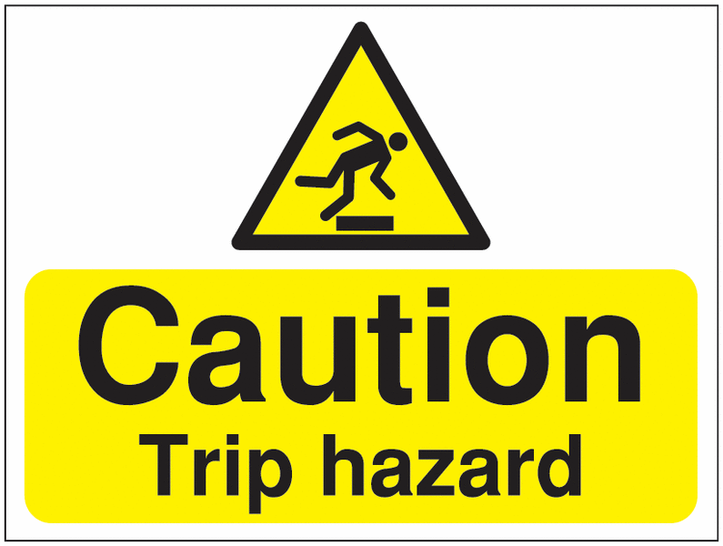 Constrution Signs - Caution Trip Hazard