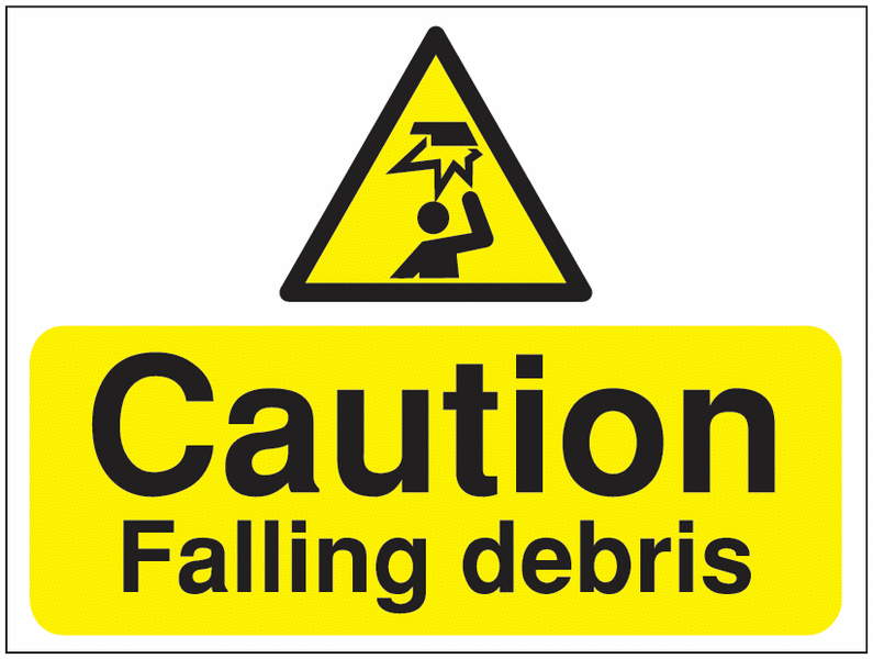 Construction Signs - Caution Falling Debris