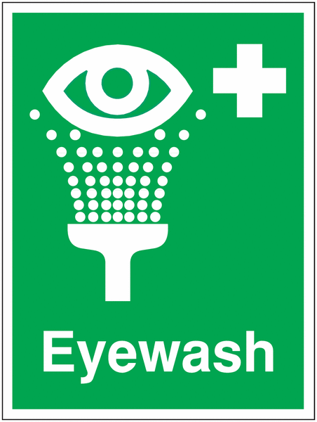 Construction Signs - Eye Wash
