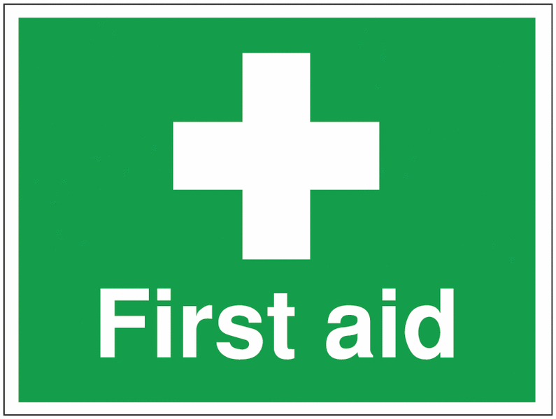 Construction Signs - First Aid