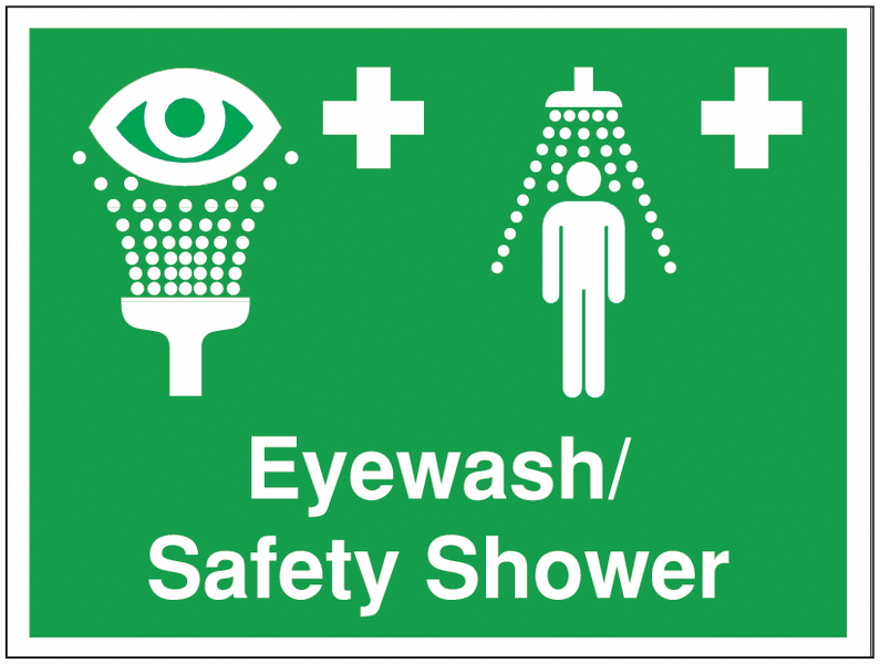 Construction Signs - Eye Wash/Safety Shower