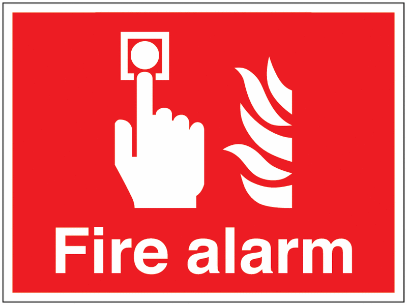 Construction Signs - Fire Alarm