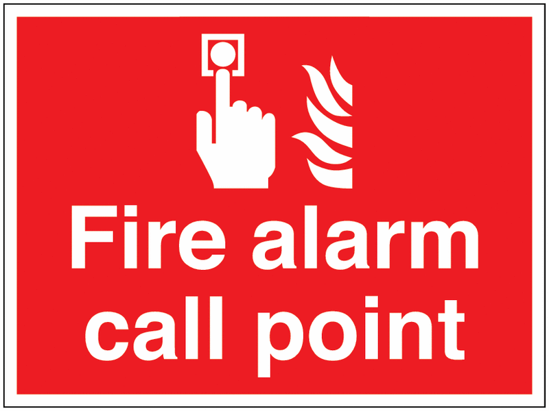 Construction Signs - Fire Alarm Call Point
