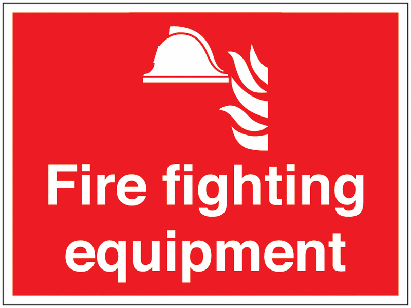 Construction Signs - Fire Fighting Equipment