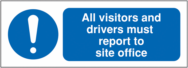 Build Your Own Site Safety Sign Labels - All Visitors
