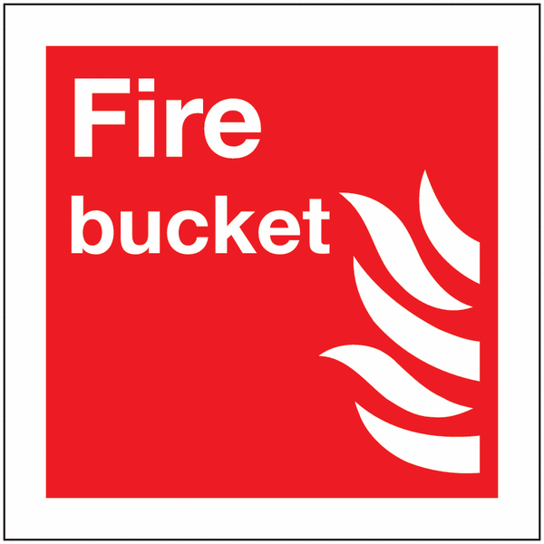 Fire Bucket Signs