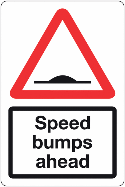 Traffic Signs - Speed Bumps Ahead