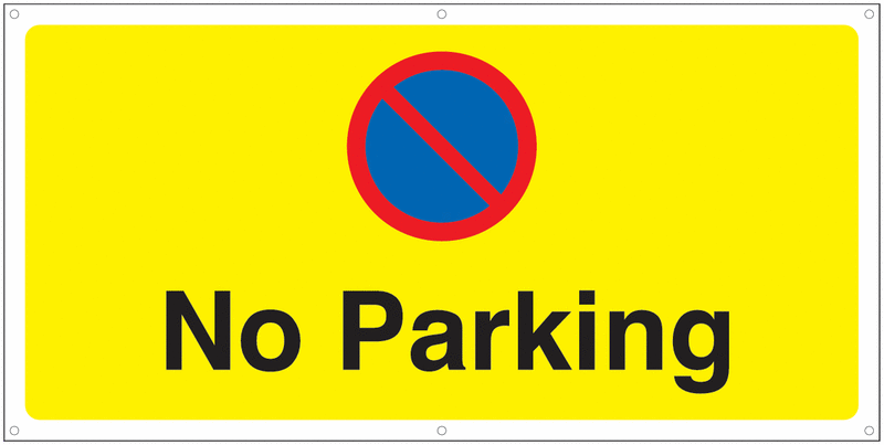 Banner Signs - No Parking