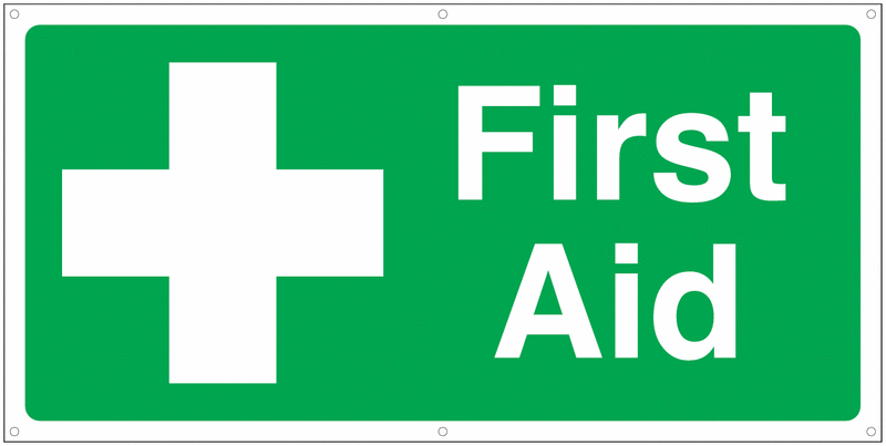 Banner Signs - First Aid