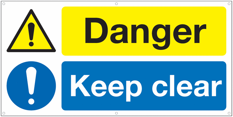 Banner Signs - Danger Keep Out
