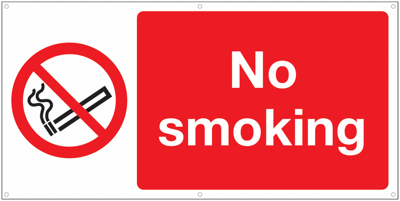 Banner Signs - No Smoking