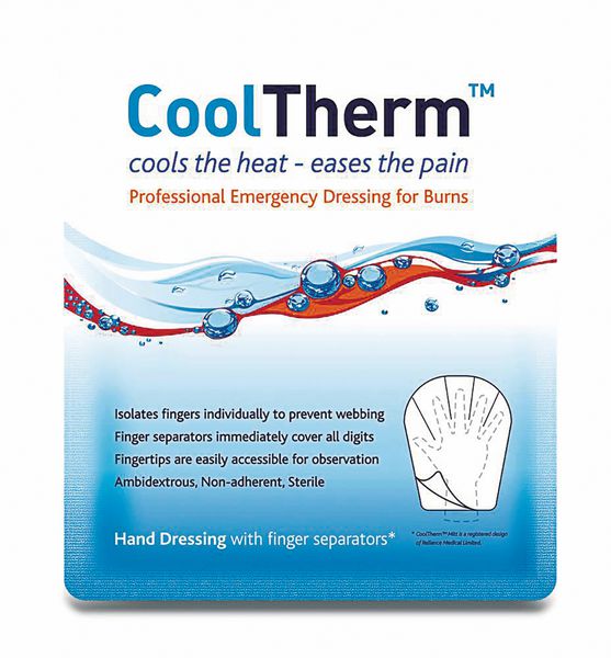 CoolTherm Non-Toxic Glove Dressing for Hand Burns
