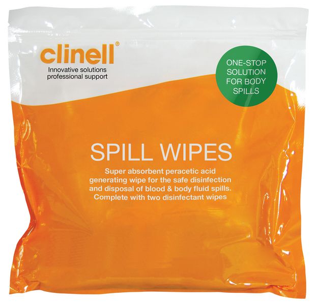 Clinell Spill Wipes