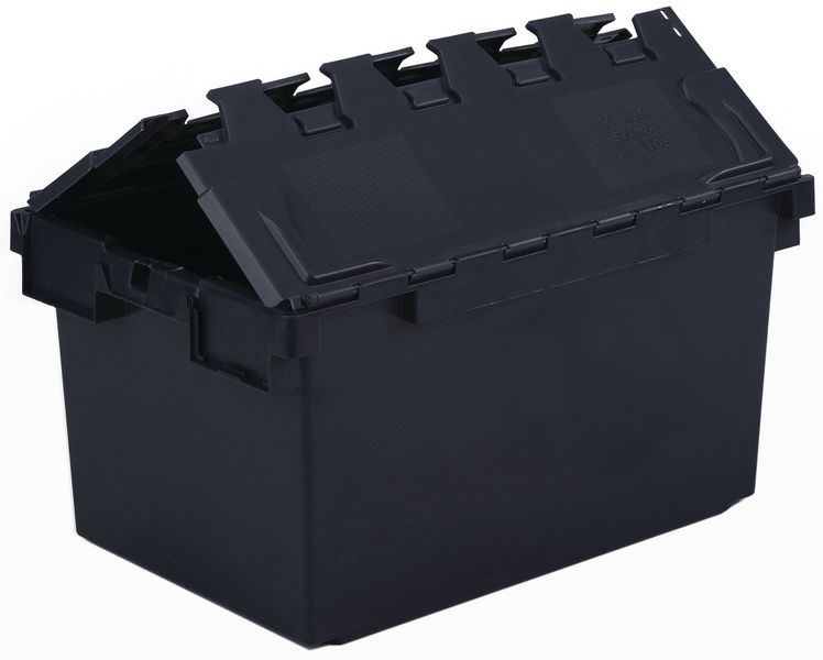 Eco Crate Attached Lid Container
