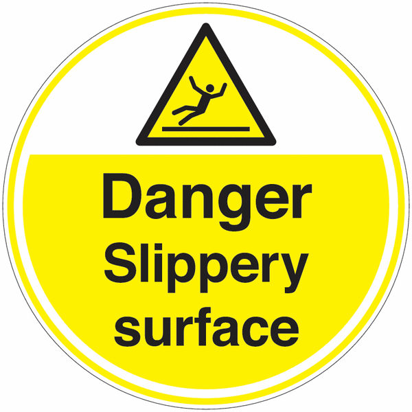 Anti-Slip Floor Signs - Danger Slippery Surface