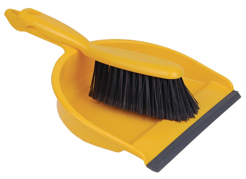 Industrial Dustpan and Soft Brush Set