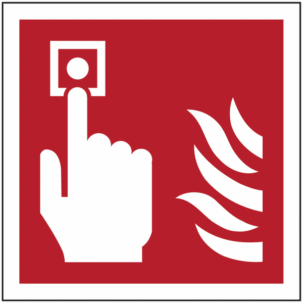Fire Alarm Call Point Signs With Upgrades