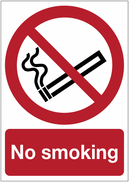 No Smoking Upgrade Signs