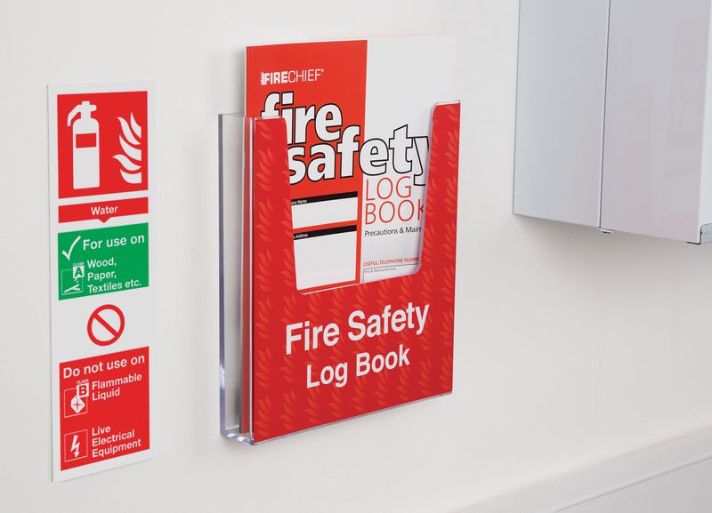 Fire Safety Log Book Holder